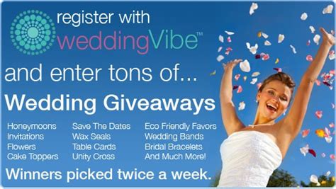 wedding sweepstakes 2025|FREE Wedding Giveaways 2024 .